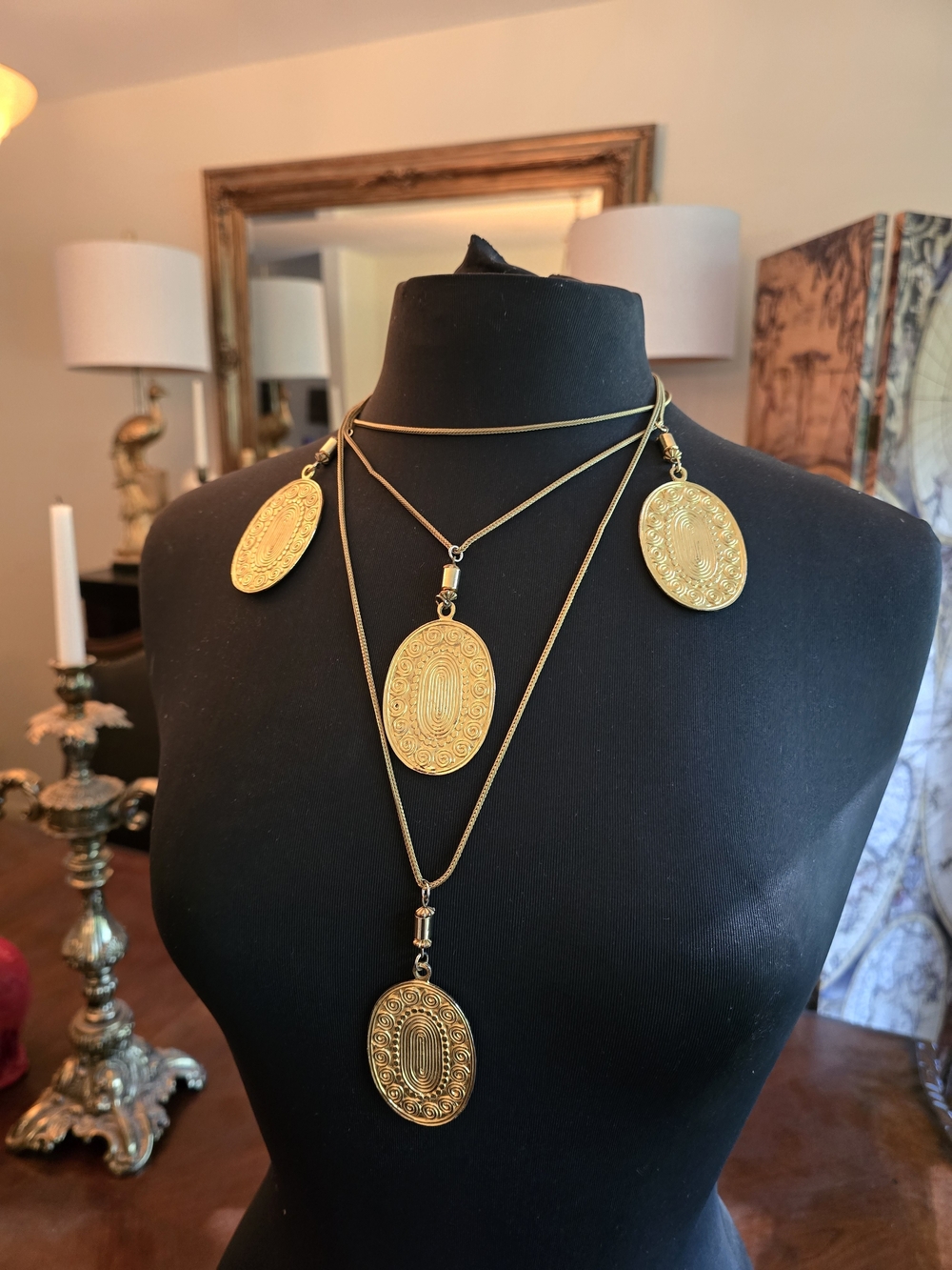 Rare Yves Saint Laurent Gypsy Coun Necklace - Vintage